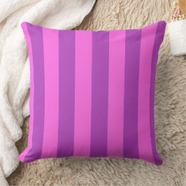Cojín Decorativo Purple Two Tone Stripes 