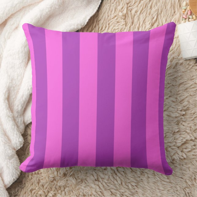 Cojín Decorativo Purple Two Tone Stripes  (Manta)