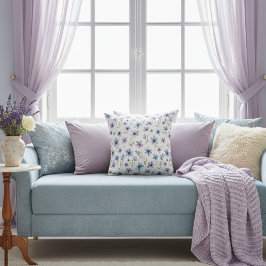 Cojín Decorativo Purple Wildflower Meadow