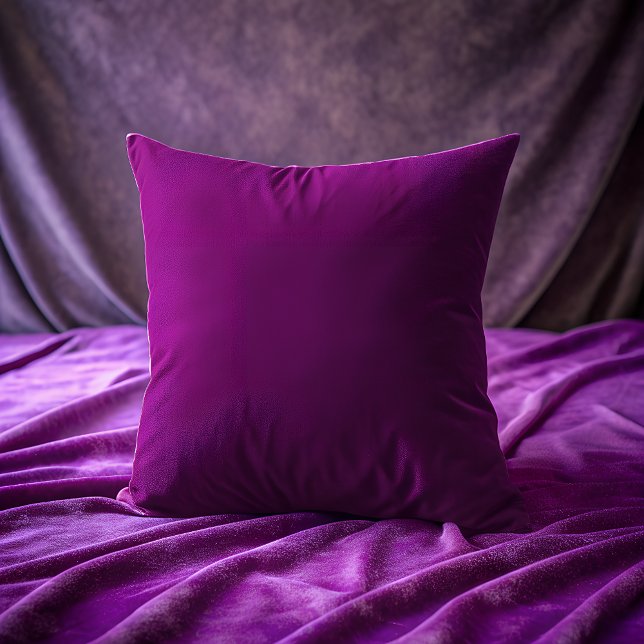 Cojín decorativo púrpura (Purple Throw Pillow)