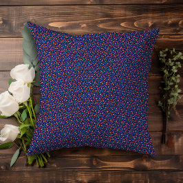 Cojín Decorativo Púrpura de mariposa contemporánea de color turques