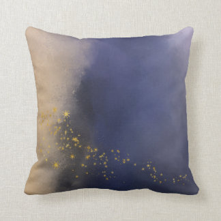 Cojín decorativo púrpura de Ombre de la