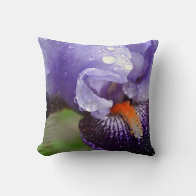 Cojín Decorativo Púrpura Iris Pillow (Anverso)