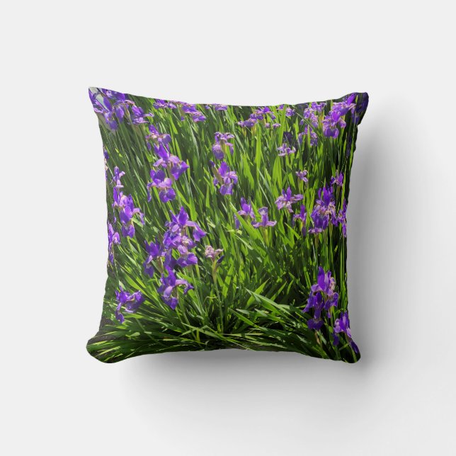 Cojín Decorativo Púrpura Iris Pillow (Anverso)