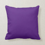 Cojín Decorativo Púrpura real<br><div class="desc">La almohada púrpura brillante combina con otros patrones púrpura y blanco o colores sólidos. El toque de color es ideal para una habitación familiar, una habitación de recreo, un dormitorio o un jardín. ¡Tal vez una habitación de dormitorio también, o un bote! ¿Buscando un color diferente? Solo elige personalizar y...</div>