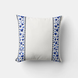 Cojín Decorativo Purpurina azul