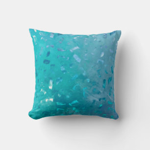 Cojín Decorativo Purpurina azul