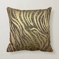 Purpurina de oro Esparkle Zebra Jungle Safari Glam