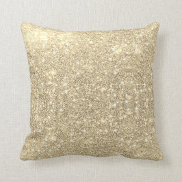 Cojín Decorativo Purpurina de oro Faux Sparkle