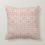Cojín Decorativo Purpurina de oro rosa rosa triángulo tribal geomét<br><div class="desc">Este diseño geométrico moderno y elegante es la elección perfecta y a la última para la mujer contemporánea. Presenta un diseño único de inspiración azteca triangular en un falso rosa purpurina de oro sobre un fondo rosa rubor. Es una elección contemporánea y bonito para tu estilo de diseño. ***NOTA DE...</div>
