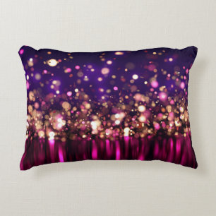 Cojín Decorativo Purpurina Lujoso De Fondo 3D.