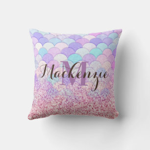 Cojín Decorativo Purpurina Mermaid
