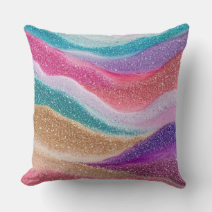 Cojín Decorativo Purpurina Multicolor Cushion de la secuencia de es