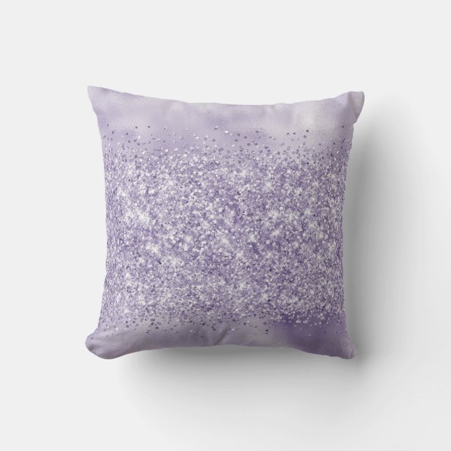 Cojín Decorativo Purpurina Purple Glitzy         (Anverso)