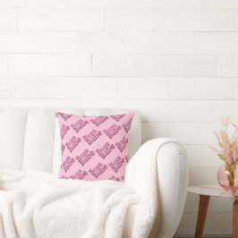Cojín Decorativo Purpurina Rosa Boss Babe