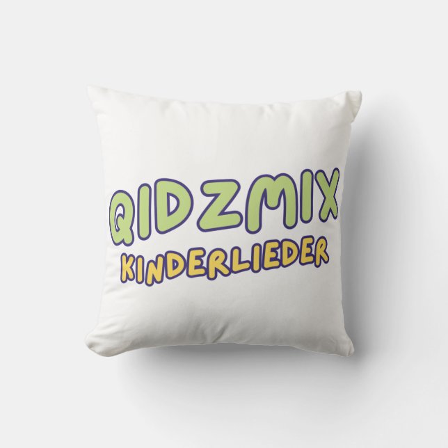 Cojín Decorativo QidzMix Logo (Anverso)