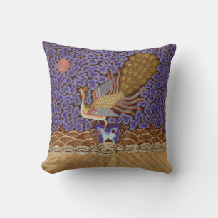 Cojín Decorativo Qing Dynasty Rank Badge with Peacock