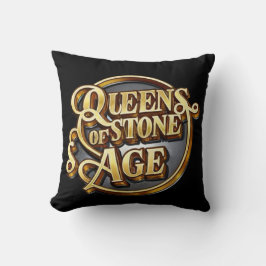Cojín Decorativo QOTSA Diseño Negro