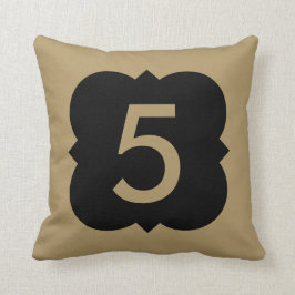 Cojín Decorativo Quatrefoil: Número 5