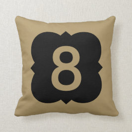 Cojín Decorativo Quatrefoil: Número 8