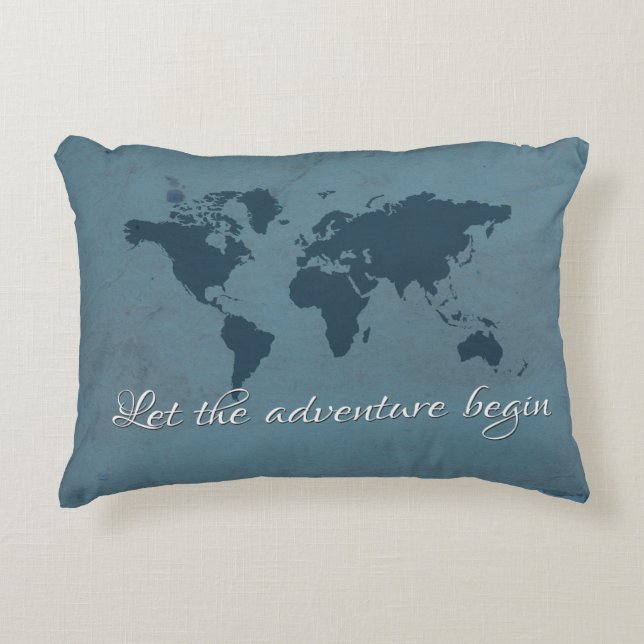 Cojín Decorativo Que comience la aventura (Anverso)