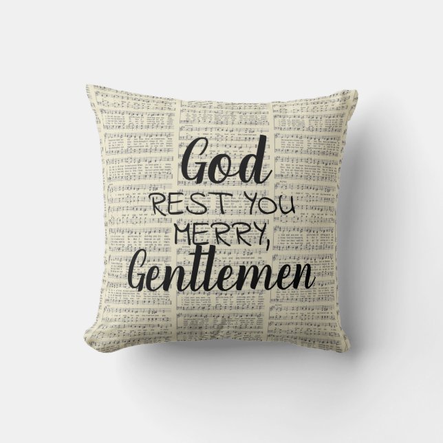 Cojín Decorativo Que Dios Te Descanse, Caballeros.