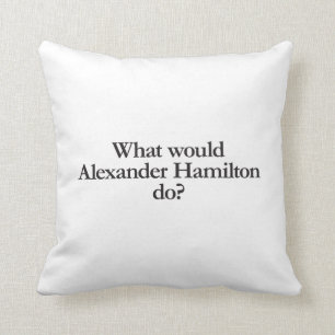 Cojín Decorativo qué haría alexander hamilton