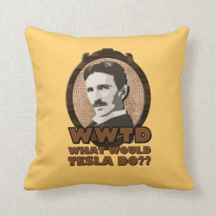 Cojín Decorativo ¿Qué haría Tesla con Pillow?