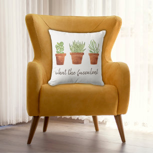 Cojín Decorativo Qué humor suculento