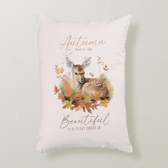 Cojín Decorativo Que las cosas vayan de otoño (Frente (Vertical))