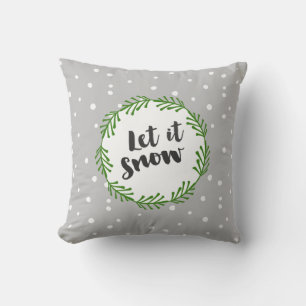 Cojín Decorativo Que nieve suave invierno maravilla