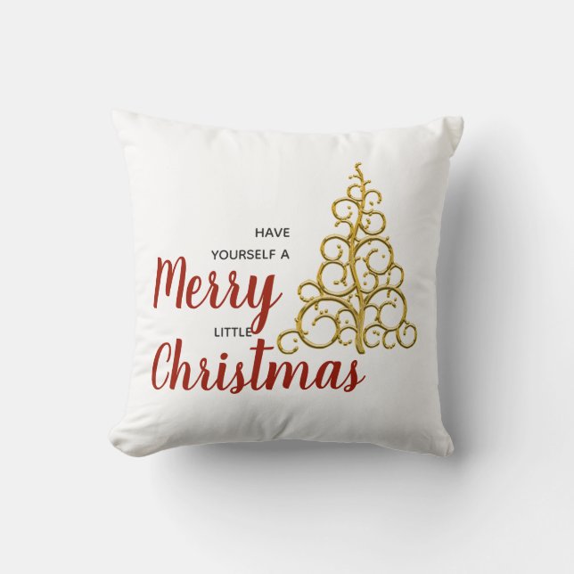 Cojín Decorativo Que Te Tengas Un Poco De Navidades (Anverso)