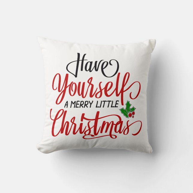 Cojín Decorativo Que te tengas unos buenos Navidades (Anverso)