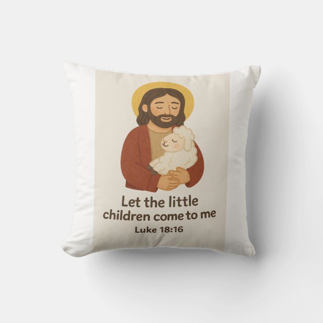 Cojín Decorativo Que vengan los niños (Anverso)