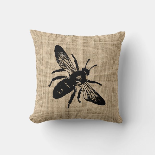 Cojín Decorativo Queen Bee Pillow (Anverso)