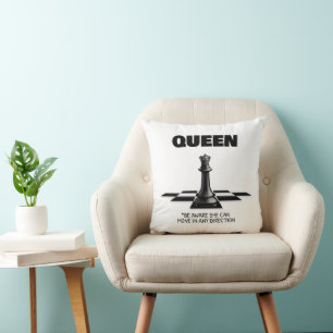 Cojín Decorativo Queen Chess Tenga En Cuenta Que Puede Moverse En C