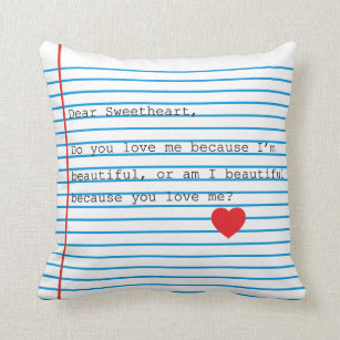 Cojín Decorativo Querido amor Pillow