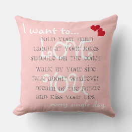 Cojín Decorativo Quiero...