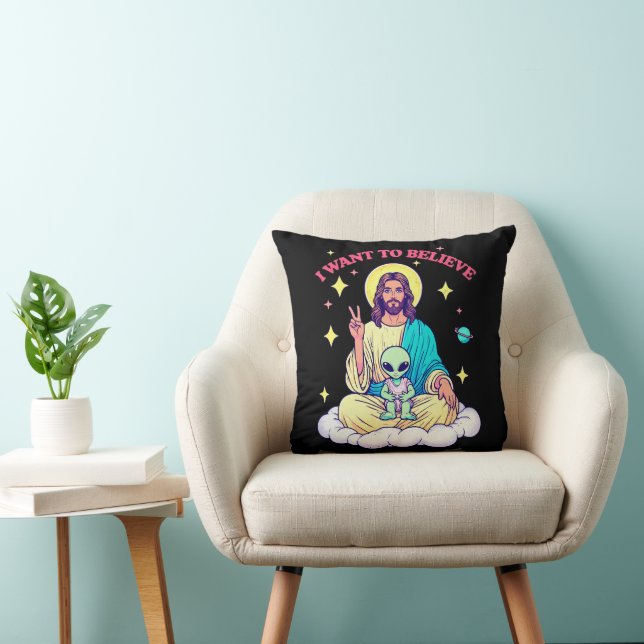 Cojín Decorativo Quiero Creer (Silla)