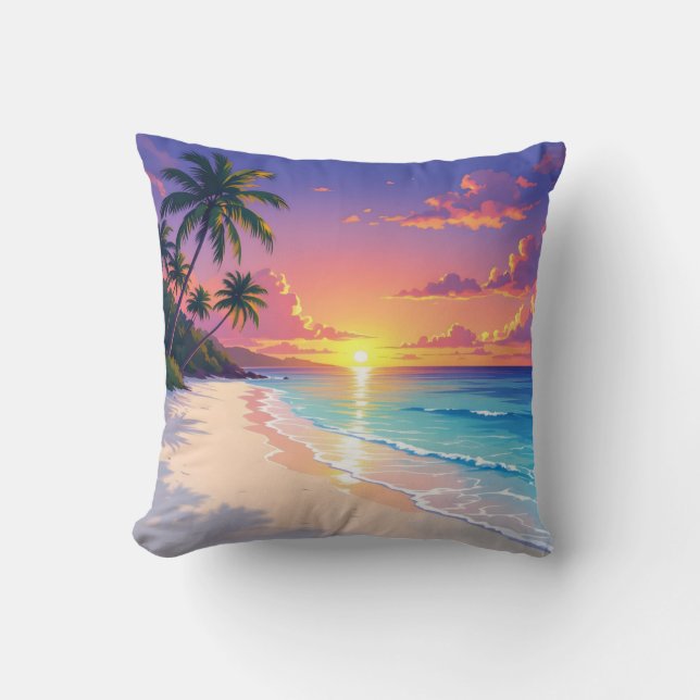 Cojín Decorativo Quietud Costera -  (Anverso)