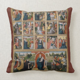 Cojín Decorativo Quince misterios Santa Virgen María Jesús
