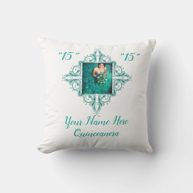 Cojín Decorativo Quinceanera Pillow (Anverso)