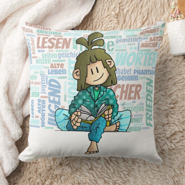 Cojín Decorativo Quinn - Buch lesen (Manta)