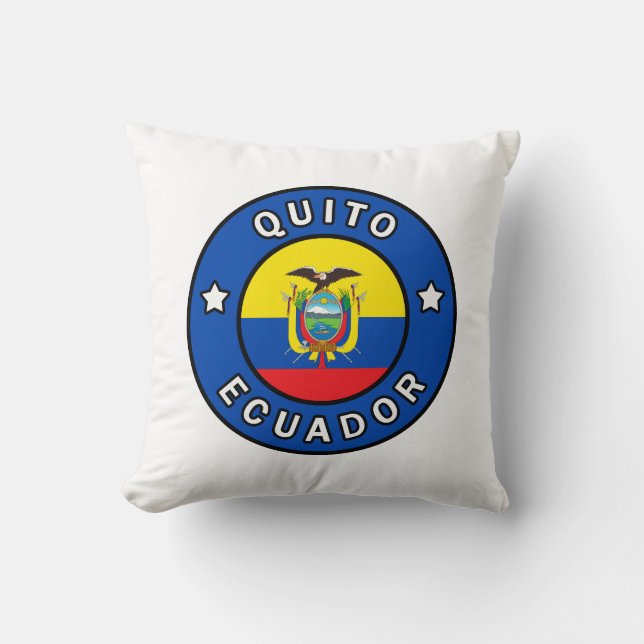 Cojín Decorativo Quito Ecuador (Anverso)