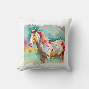 Cojín Decorativo Rabicano Horse 031024AREF121 - Watercolor