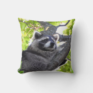 Cojín Decorativo Raccoon Adorable (2 caras/2 imágenes)