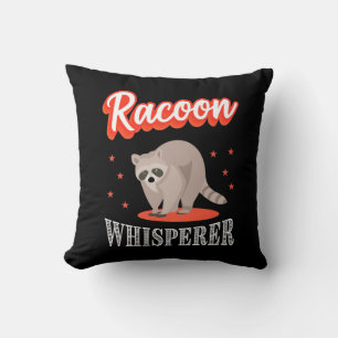 Cojín Decorativo Raccoon Lover Raccoon Whisperer