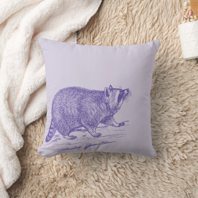 Cojín decorativo Raccoon Purple (Manta)