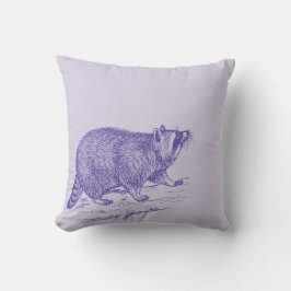 Cojín decorativo Raccoon Purple