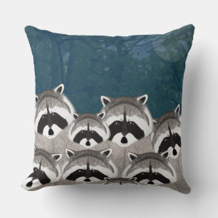 Cojín decorativo Raccoons
